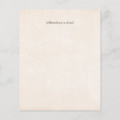 Budget Dusty Blue Gold Weddenscript (Achterkant)