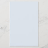Budget dusty blue rehearsal dinner invitation flyer (Achterkant)