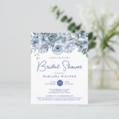 Budget Dusty Blue Romantisch Bloemen Vrijgezellenf (Staand voorkant)