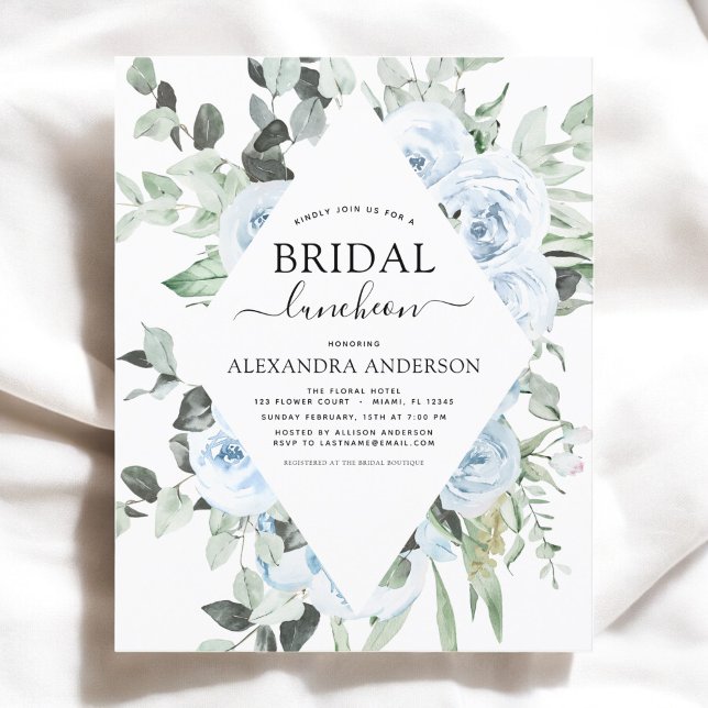 Budget Dusty Blue Vrijgezellenfeest Luncheon (Creator heeft geüpload)