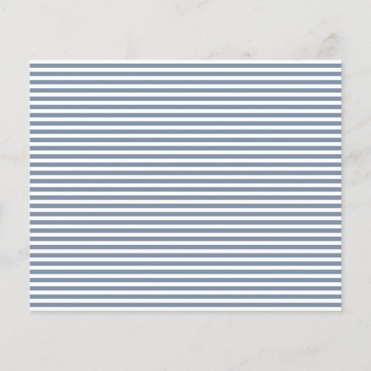 BUDGET Dusty Blue Weddenschap Save the Date (Achterkant)