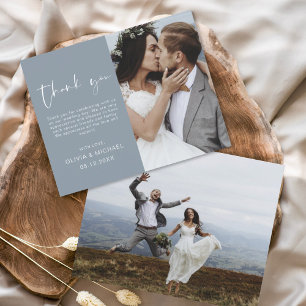 Budget Dusty Blue Wedding Dank u Foto