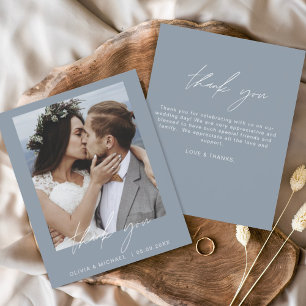 Budget Dusty Blue Wedding Dank u Foto