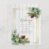 BUDGET Dusty Blue Wedding Eucalyptus Greenery (Voorkant / Achterkant)