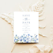Budget Dusty Blue Wildflower Wedding Sla de datum 