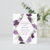 Budget Dusty Paars Wedding Floral Greenery (Staand voorkant)
