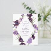 Budget Dusty Paars Wedding Floral Greenery (Staand voorkant)