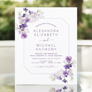 Budget Dusty Paars Wedding Floral Greenery