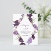 Budget Dusty Paars Wedding Floral Greenery (Staand voorkant)