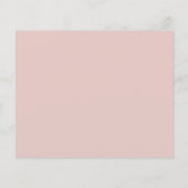 Budget Dusty Pink Floral Greenery Save the Date (Achterkant)
