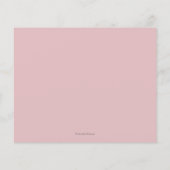 Budget Dusty Pink Gedroogd Dank u Kaarten (Achterkant)