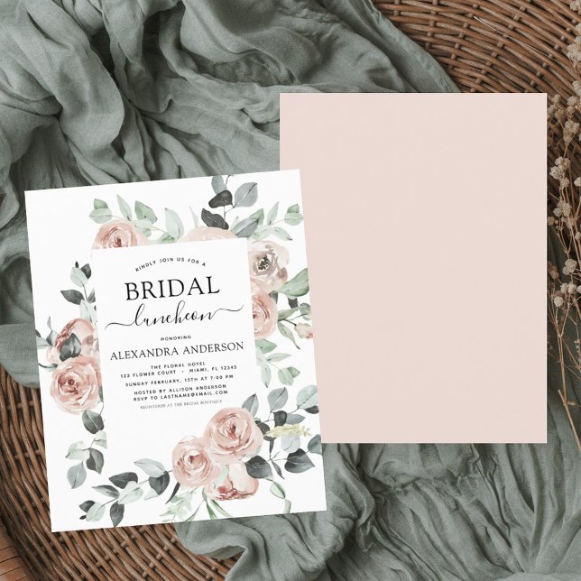 Budget Dusty Pink Vrijgezellenfeest Luncheon (Creator heeft geüpload)