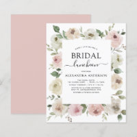 Budget Dusty Pink Vrijgezellenfeest Luncheon Flora