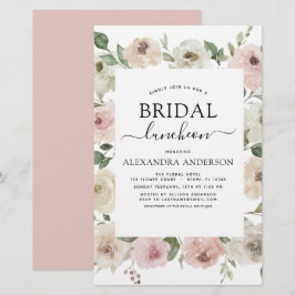 Budget Dusty Pink Vrijgezellenfeest Luncheon Flora