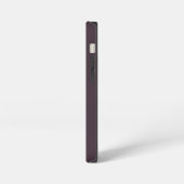 Budget Dusty Plum met naam iPhone Hoesje (Linkerkant)