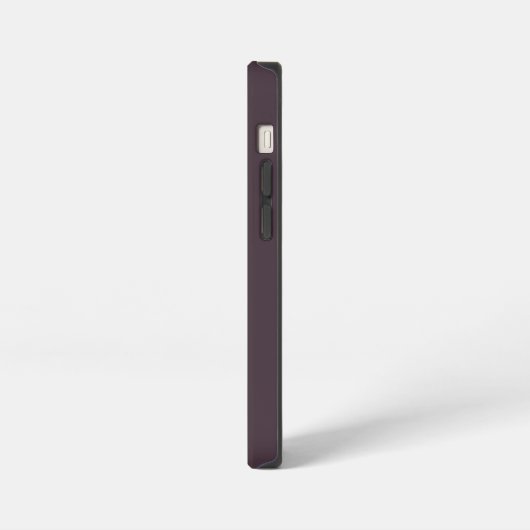 Budget Dusty Plum met naam iPhone Hoesje (Linkerkant)
