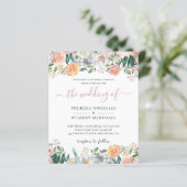 Budget Dusty Roos Floral Wedding (Staand voorkant)