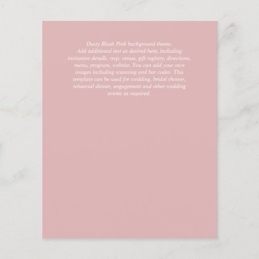 BUDGET Dusty Roos FOTO Save the Date Monochrome (Achterkant)