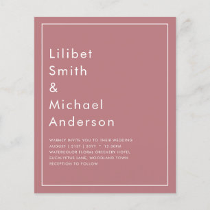 BUDGET Dusty Roos MONOCHROME Weddenschap Flyer