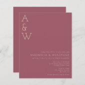 BUDGET Dusty Roos Monogram Weddenschap (Voorkant / Achterkant)