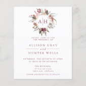 BUDGET Dusty Roos Monogram Weddenschap Flyer (Voorkant)