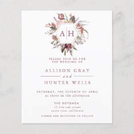 BUDGET Dusty Roos Monogram Weddenschap Flyer