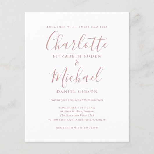 Budget Dusty Roos Script Weddenschap (Voorkant)