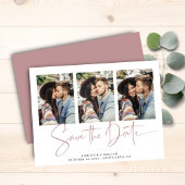 Budget Dusty Roos Typography Wedding Save the Date