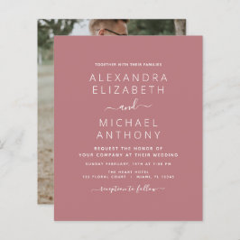 Budget Dusty Roos Weddenschap met Fotouitnodiging