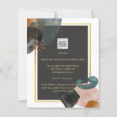 BUDGET Earth Tones Abstract Weddenschap (Achterkant)