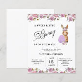 Budget Easter Baby Shower Invitation (Voorkant / Achterkant)
