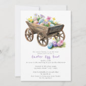 Budget Easter Egg Hunt Egg Winkelwagen Eenvoudig Kaart (Voorkant)