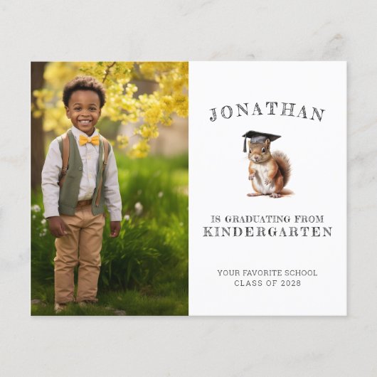 Budget Eekhoorn Kleuterschool Afstudeerder Aankond (Voorkant)