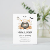 BUDGET Een Baby brouwt Halloween Baby shower (Staand voorkant)
