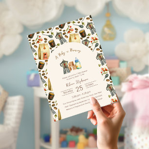 Budget Een Baby is het brouwen van koffie Baby sho