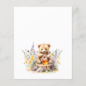 Budget een beetje honing op de weg Beer Baby showe (Achterkant)