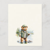 Budget Een beetje visser op weg naar het Baby show (Achterkant)