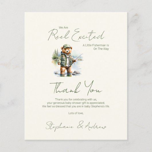 Budget Een beetje visser op weg naar het Baby show (Voorkant)