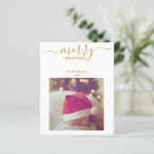 Budget Eén Foto Modern Minimalistisch Kerstmis (Staand voorkant)