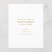 Budget Eén Foto Modern Minimalistisch Kerstmis (Achterkant)