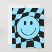 Budget Een Happy Dude Blue Boy 1e verjaardag Uitno (Achterkant)