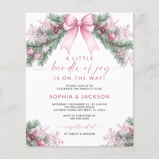 Budget Een kleine bundel van Joy Baby shower Uitno (Voorkant)