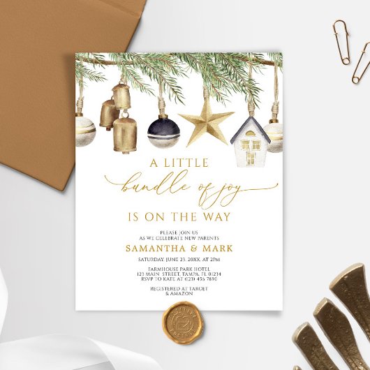 Budget Een kleine bundel van Joy Baby shower Uitno