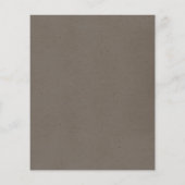 Budget een kleine bunny Baby shower uitnodiging Flyer (Achterkant)