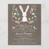 Budget een kleine bunny Baby shower uitnodiging Flyer (Voorkant)