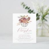 Budget een kleine pompoen Boho Girl Baby shower (Staand voorkant)