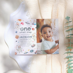 budget   Een kleine stap ruimte 1e verjaardag foto