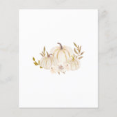 Budget een kleine uitnodiging tot Baby shower Flyer (Achterkant)