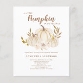 Budget een kleine uitnodiging tot Baby shower Flyer (Voorkant)