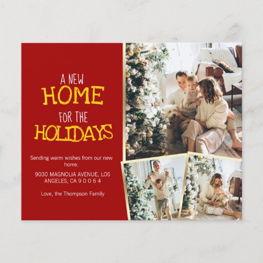 BUDGET Een nieuw huis voor Feestdagen Red Photo Mo (Voorkant)